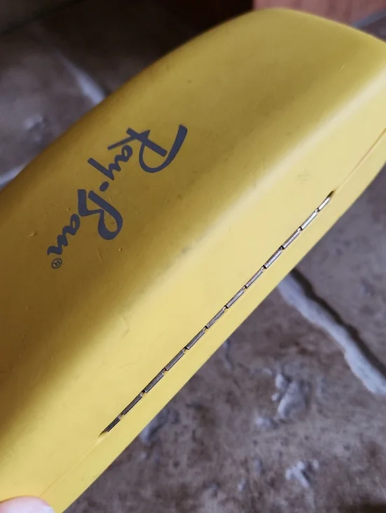 Ray-Ban Youth Black Frame Eyeglasses with Yellow Hard Case - Picture 10 of 16